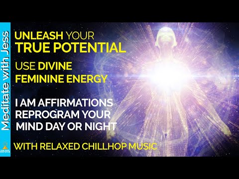 Positive I AM AFFIRMATIONS Relaxing Lofi Chillhop Music | Divine Feminine Energy Meditation.  Trust