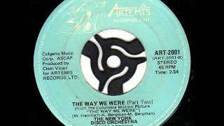 THE NEW YORK DISCO ORCHESTRA   -  The way we were (part two)