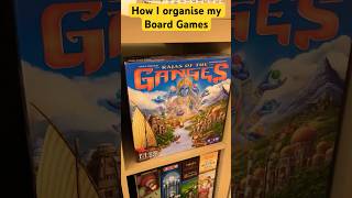 How I Organise My Board Game Collection 🥰 #boardgames #games #youtubeshorts
