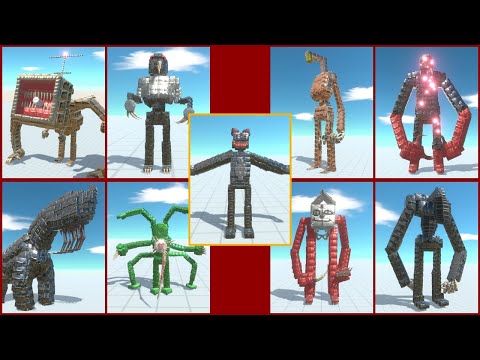 Cartoon Cat vs Trevor Henderson Creatures Animal Revolt Battle Simulator