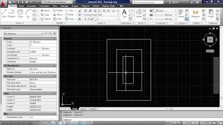 How to scale objects in autocad in one direction