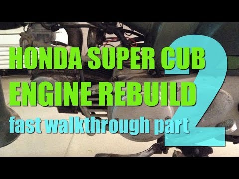 (Short Version) Honda 50cc, 70cc, 90cc Engine Rebuild Part 2 of 3 (Top End)