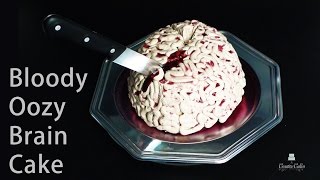 Halloween Bloody Oozy Brain Cake How To Make From Creative Cakes By Sharon Halloween Bloody Oozy Brain Cake How To Make From Creative Cakes By Sharon