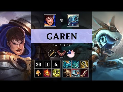 Garen Mid vs Fizz - NA Grandmaster Patch 25.09