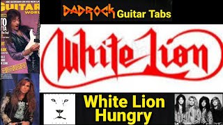 Hungry - White Lion - Guitar TABS Lesson