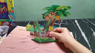 pop up card teaser - monkey and banana