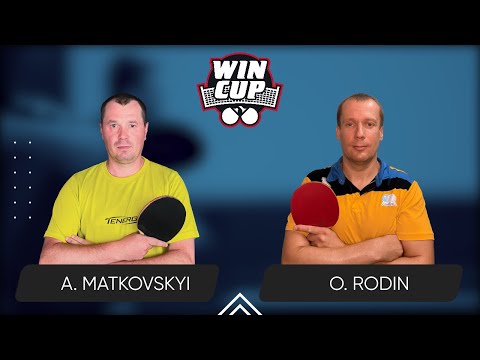 13:00 Andrii Matkovskyi - Oleksii Rodin West 3 WIN CUP 17.06.2024 | Table Tennis WINCUP