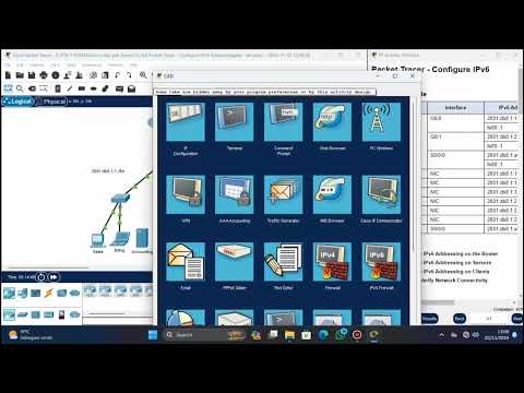 12.6.6 packet tracer - configure ipv6 addressing.pka