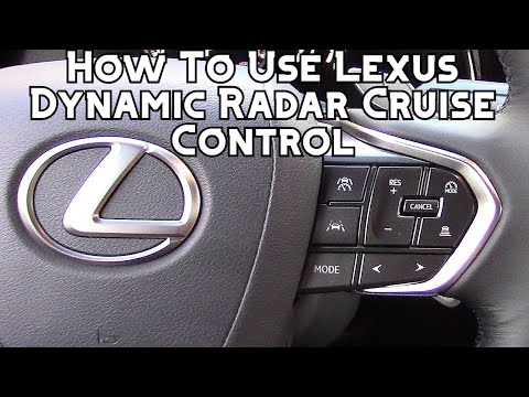 How To Use Lexus Dynamic Radar Cruise Control and Lane Tracing With Lexus Safety System+ 3.0
