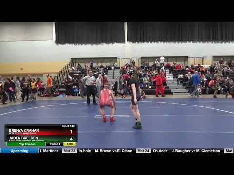 Girls (11 - 14 Years Old) 93-103 Brenya Crahan Nixa Youth Wrestling Vs Jaden Breeden Excelsior Spr