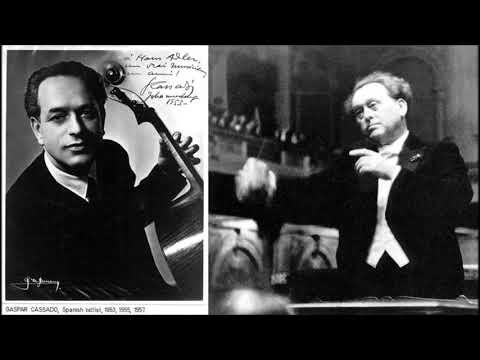Schubert "Arpeggione Sonata" Gaspar Cassadó/Willem Mengelberg
