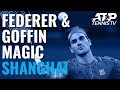 Roger Federer & David Goffin Magic ✨ | Shanghai 2019