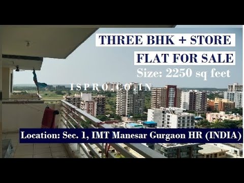 3 BHK Apartment 1550 Sq.ft. for Sale in IMT Manesar, Gurgaon