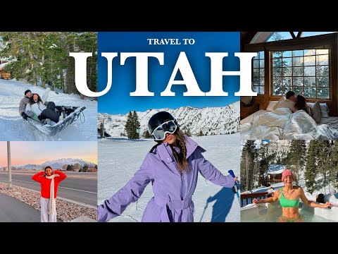 travel with me to ski vlog: skiing and a cozy Christmas cabin