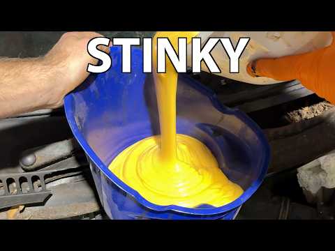 I replaced my engine oil with cheese.