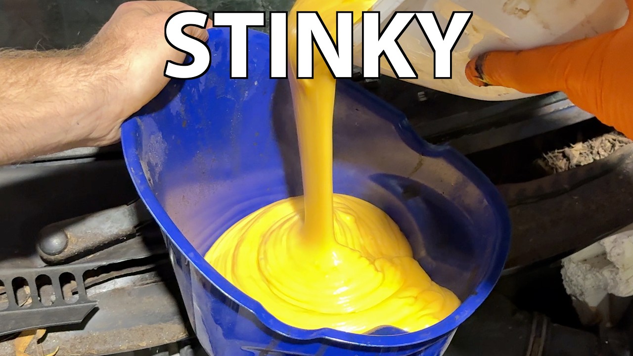 I replaced my engine oil with cheese.