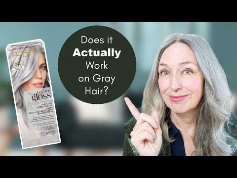 I Tried a Viral Gray Hair Gloss and *THIS* Happened