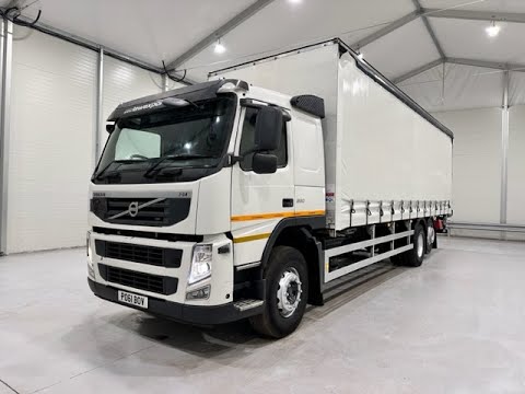 PO61 BOV - Volvo FM 330 6x2 Rear Lift Curtainsider | Law Truck Centre UK