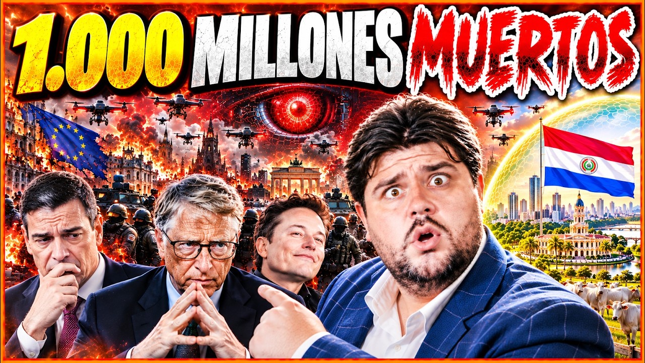 🟡 GATES: “LA IA PUEDE MATAR A 1.000 MILLONES” 🤖 EUROPA VA A LA GUERRA /Tu PLAN B es PARAGUAY 🇵🇾