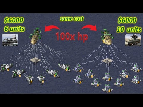 Anti-aircraft Battle - Aegis Cruiser vs IFV: Red Alert 2