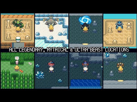 LOCALIZAÇÃO DE TODOS OS LENDÁRIOS NO POKEMON DARK WORSHIP 2023 V2.8