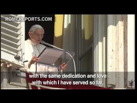 Click to Watch the Pope Benedict XVI: Lord is Calling me to Climb the Mountain, Devote Myself Even More to Prayer and Meditation video