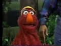 Sesame Street Telly Is Afraid To Go Down The Slide