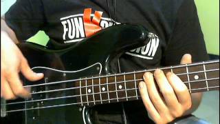 Ray Charles - Shake A Tail Feather (Bass Cover by Jecks)