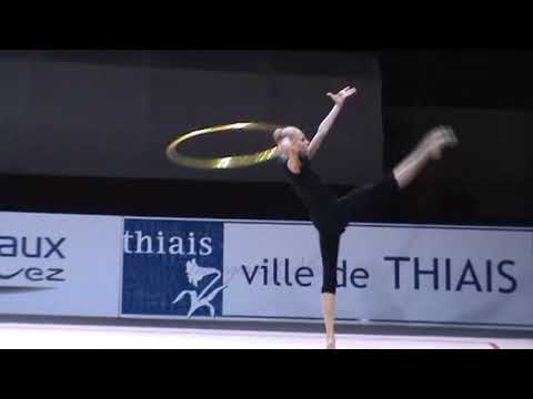 Yana KUDRYAVTSEVA (RUS) hoop - 2014 Thiais podium trainings