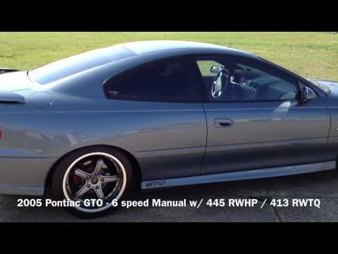 FS: 2005 Pontiac GTO - CAM - 445 RWHP