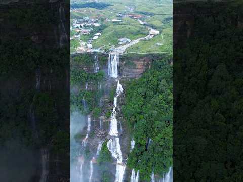 Seven Sisters Falls Meghalaya 😍🇮🇳 #meghalaya