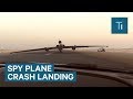 The U 2 Spy Plane Lands With A Controlled Crash Every Time