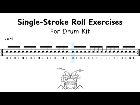 Lesson 18: Single-Stroke Rolls | 50 Drum Lessons For Beginners