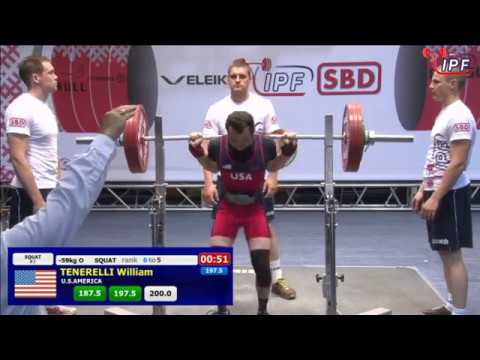 BILL TENERELLI | 2017 IPF RAW OPEN WORLD CHAMPIONSHIPS | (6/21/2017)