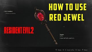 How to use the red jewel | Resident Evil 2 Remake
