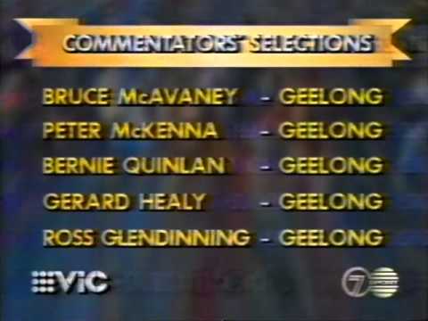 1991 AFL Elimination Final Geelong v St Kilda Opener