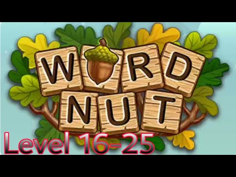 WORD NUT || PUZZLE GAMES AND CROSSWORDS || LEVEL 16-25 - YouTube