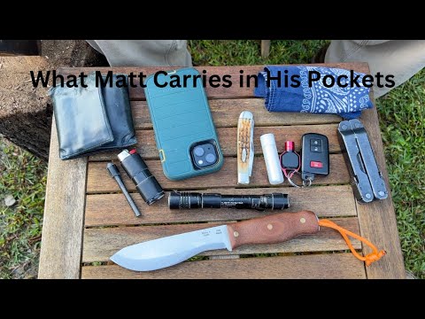 EDC Pocket Dump with Matt (What He Carries With Him Every Day)