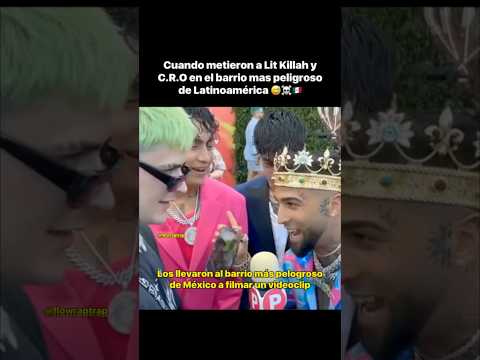 C.R.O y Lit Killah entraron al barrio más peligroso con Alemán y Ovi #cro #litkillah #aleman #ovi