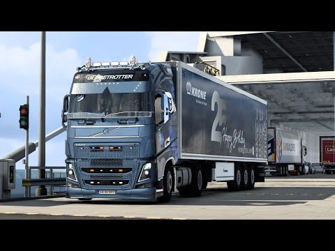 ETS2 1.46 | Volvo FH Globetrotter Euro 6 | 🇫🇮 Pori- 🇸🇪 Vasteras 270km (Conserve de ton 18t)