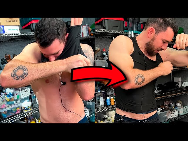 Vídeo relacionado con Camiseta Chaleco Sauna Top T-Shirt Suit Trajes Adelgazantes Compresion Adelgazante Sudoración Deporte Shapewear Gym Running Fitness Mangas Cortas Hombres