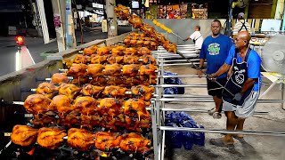 Sold Out Fast! 1000 Whole Chickens Grilled With Charcoal In Just a Few Hours | Thai Street Food