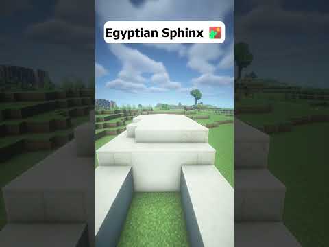 Pallodium - Minecraft Egyptian Sphinx!!! 😯| 1.19 Build | #shorts #trending