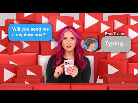 I Asked 100 YouTubers to Send me a MYSTERY BOX
