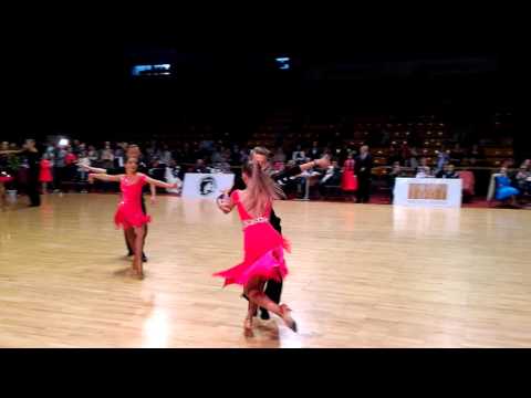 Alexey Yazevskiy and Elina Viadzenikava (samba).