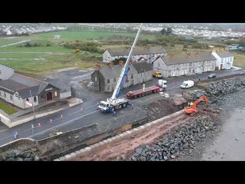 Construction on Sea Defences at Ballyhalbert