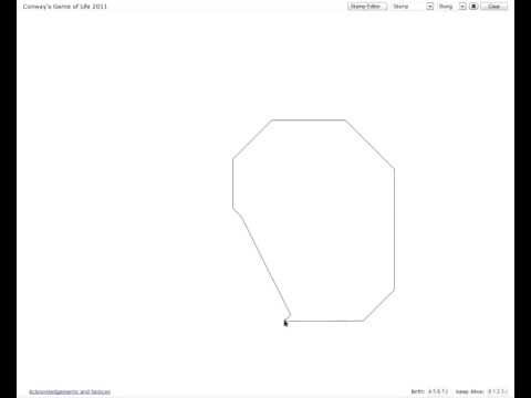 Let's show rules for life-like cellular automata - b45678s012345678