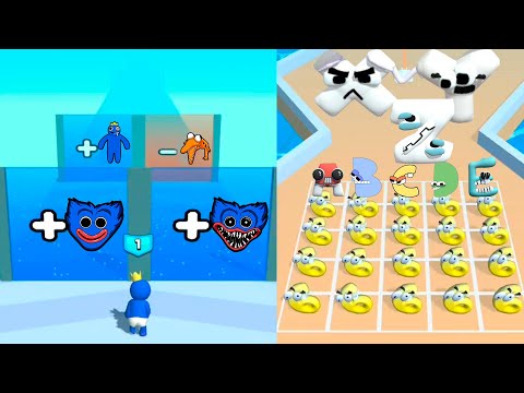 ⭐MERGE RAINBOW FRIEND RUN vs MERGE ALPHABET & NUMBER LORE⭐