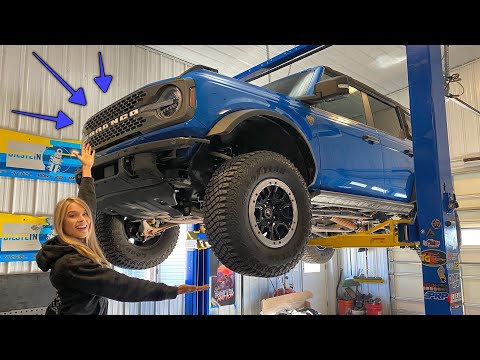 NEW FORD BRONCO TRAIL DAMAGE REPORT! & NEW ROCK SLIDERS!