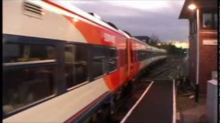 preview picture of video 'Class 159's at Honiton Station on an early autumn evening - October 7th 2011'